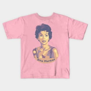 Rita Moreno Portrait Kids T-Shirt